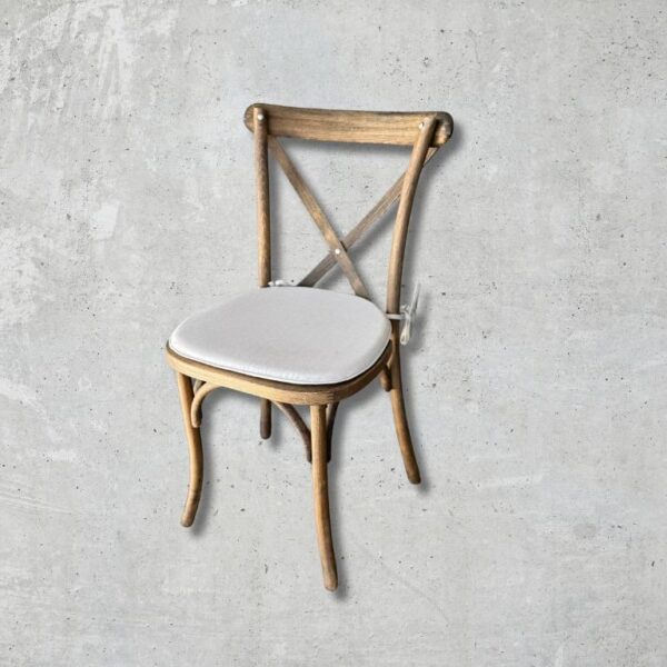 Cross Back Chair Braun