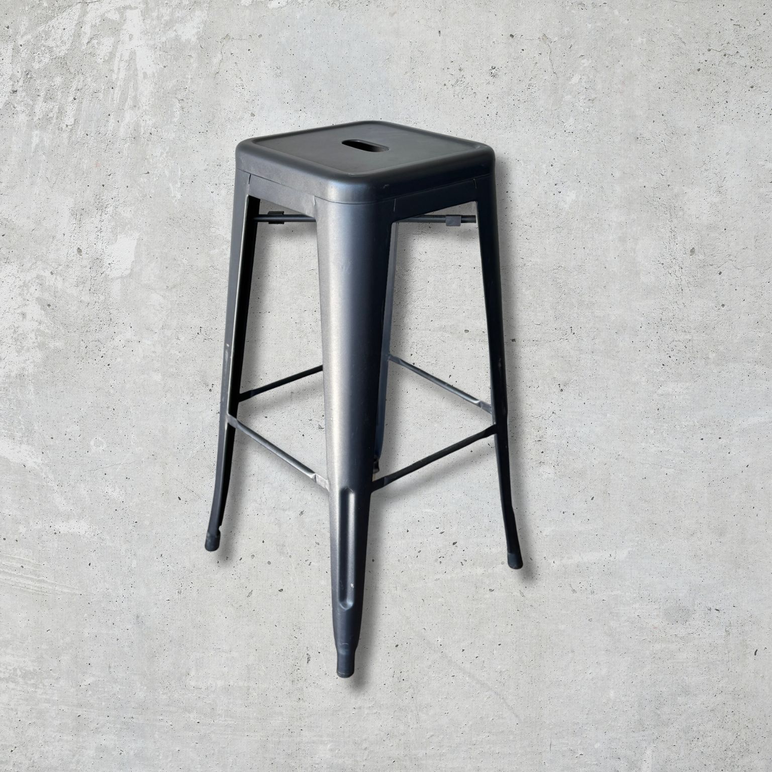 Tolix Barhocker Schwarz – Bild 4