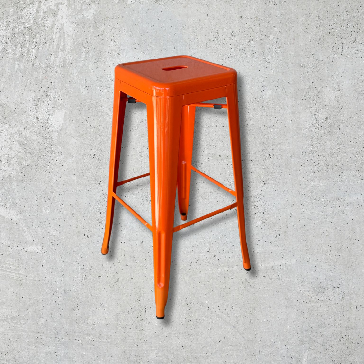 Tolix Barhocker Orange – Bild 3