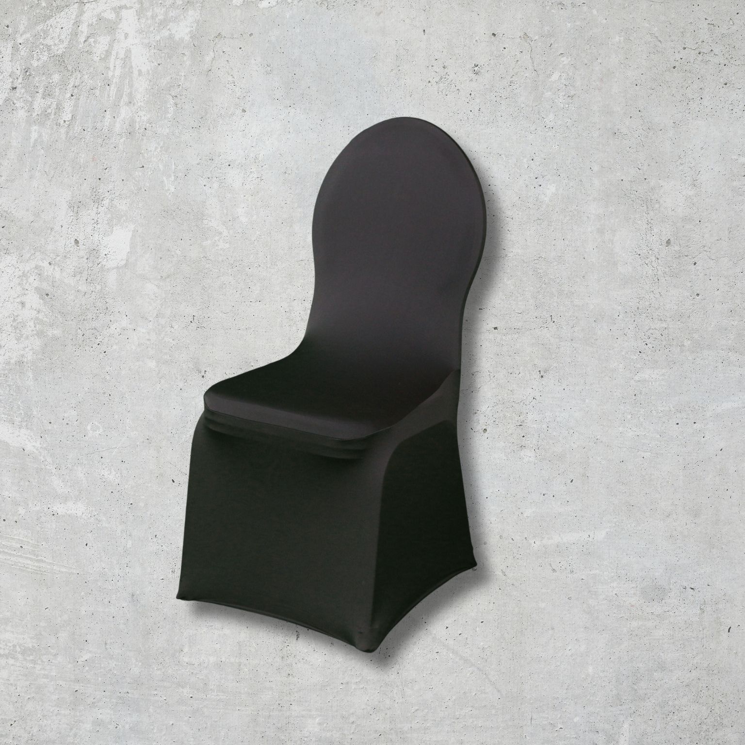 Stuhlhusse Stretch Schwarz – Bild 3