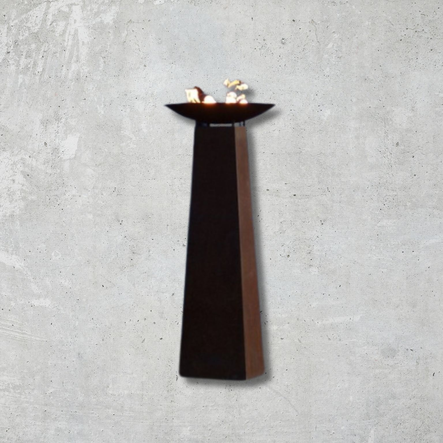 Flammschale auf Säule – Bild 3