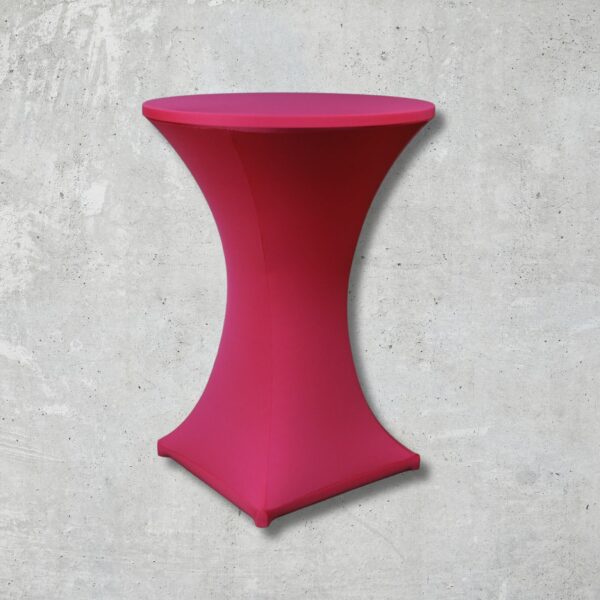 Stehtische-Husse Pink